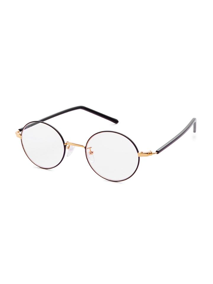 Shein Clear Lens Round Sunglasses