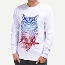 Shein Men Owl Print Tee
