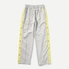 Shein Men Button Tape Drawstring Waist Joggers