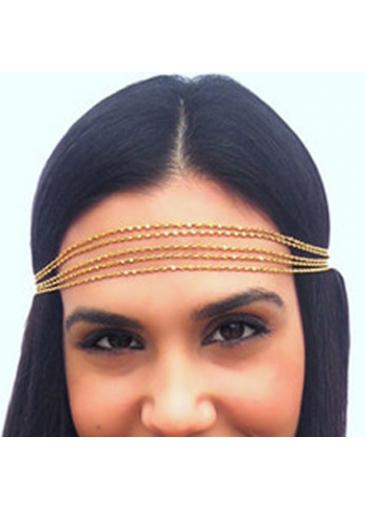 Rosewe Fashion Gold Metal Hair Accessory For Women
