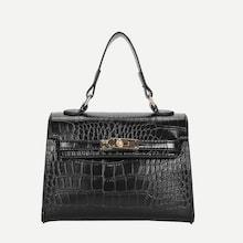 Shein Croc Embossed Grab Bag