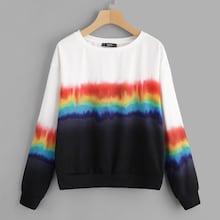 Shein Tie Dye Tunic Pullover