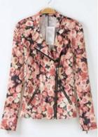 Rosewe New Arriving Long Sleeve Flower Printed Jackets For Woman