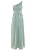 Rosewe Long Style One Shoulder Light Green Women Dress
