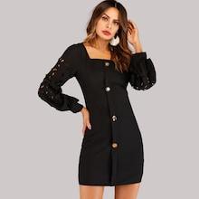 Shein Cut Out Solid Dress