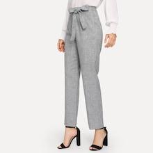 Shein Wide Waistband Marled Pants