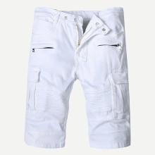 Shein Men Zip Decoration Make Old Pants