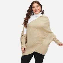 Shein Plus Cut-and-sew Dolman Sweater