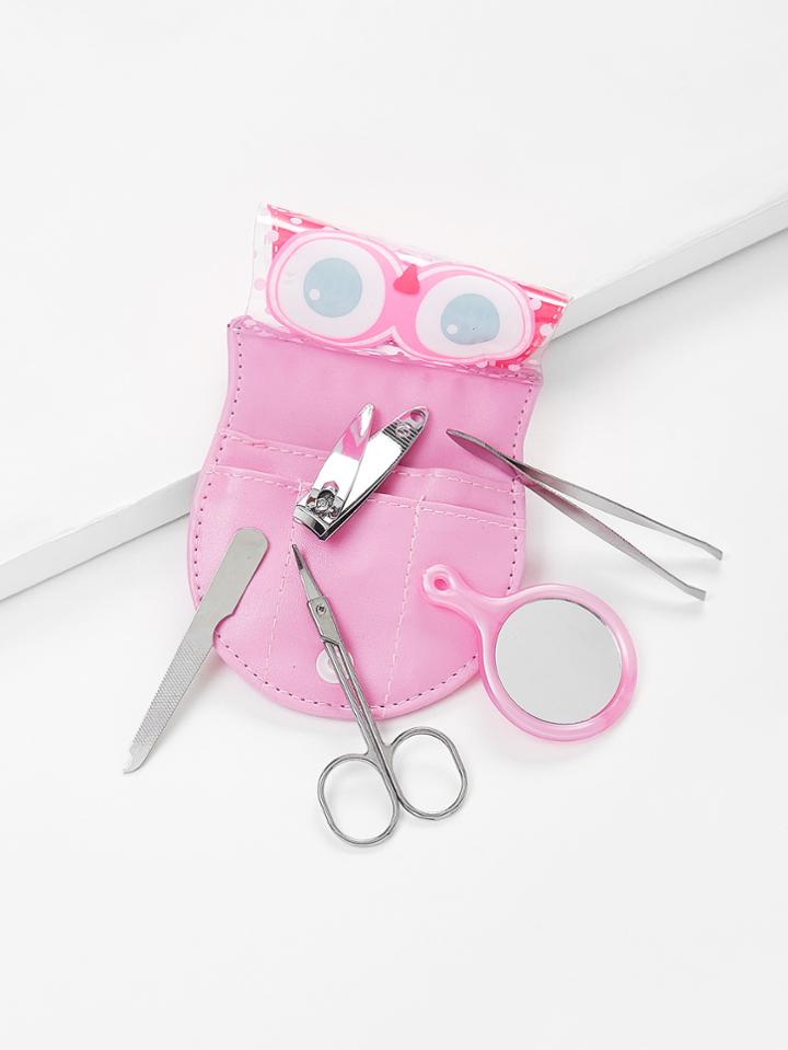 Shein Nail Clippers & Mirror Set With Bag