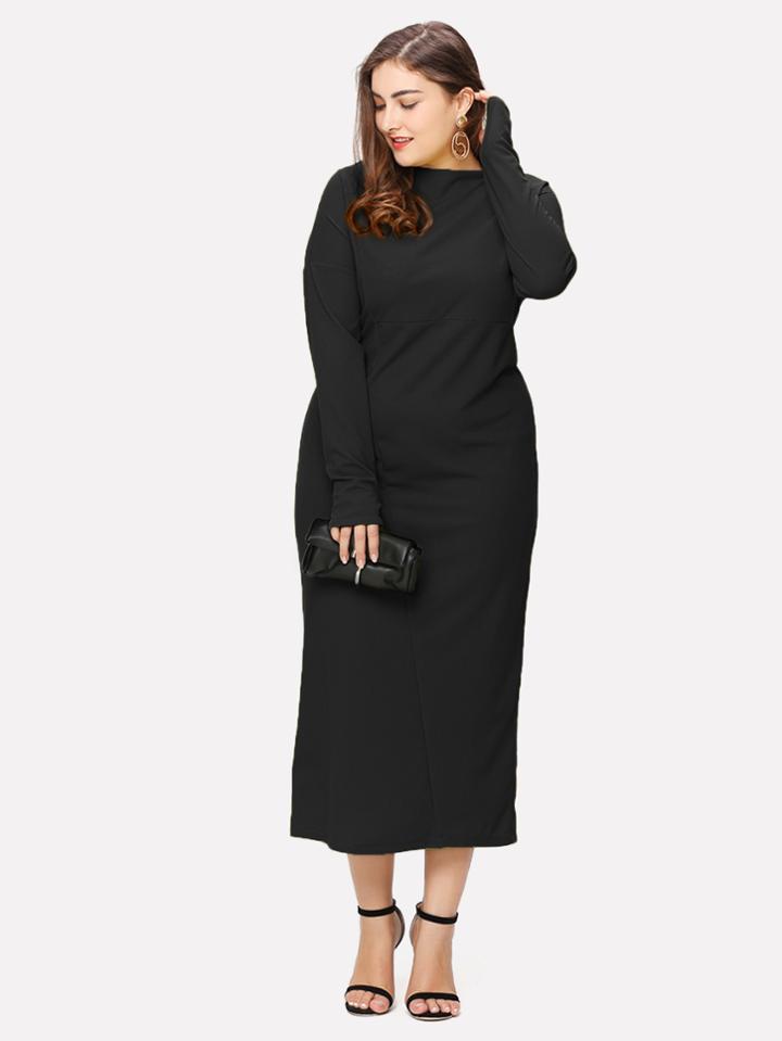 Shein Drop Shoulder Maxi Dress