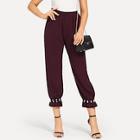 Shein Pearl Beaded Fluted Pants