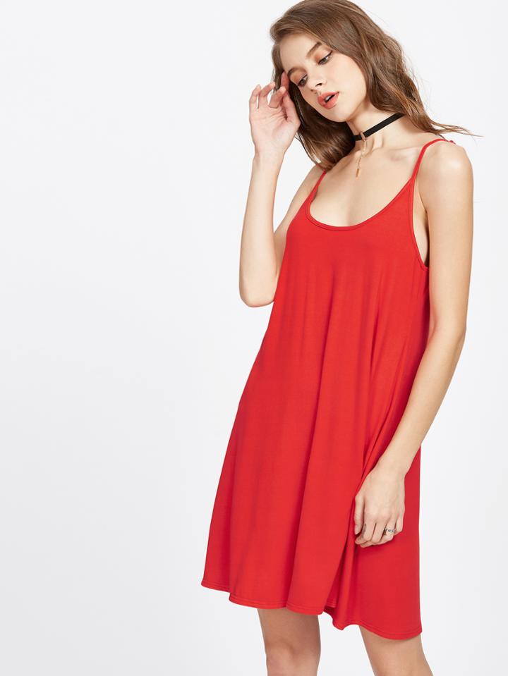 Shein V Back Swing Cami Dress