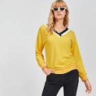 Shein V Neck Ringer Tee