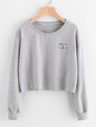 Shein Elephant Print Sweatshirt