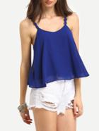 Shein Lace Tape Strap Swing Cami Top