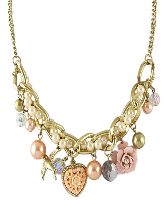 Shein Trendy Shourouk Style Latest Design Beads Necklace