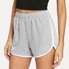 Shein Heather Grey Dolphin Shorts