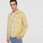 Shein Men Zip And Button Up Pocket Front Jacket