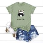 Shein Animal And Letter Print Tee