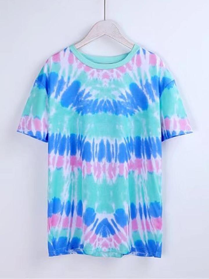 Shein Ink Painting Print Tee