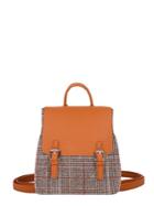 Shein Double Buckle Plaid Shoulder Bag