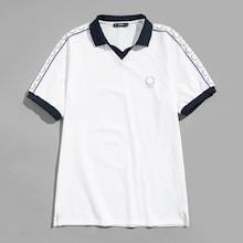 Shein Men Collar Tunic Tee