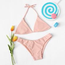 Shein Girls Self Tie Bikini Set