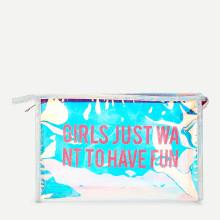 Shein Iridescence Pvc Makeup Bag