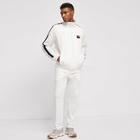 Shein Men Zip Up Striped Coat & Pants Set