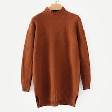 Shein Slit Hem Solid Jumper