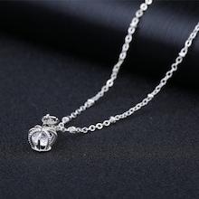 Shein Crown Pendant Openable Necklace