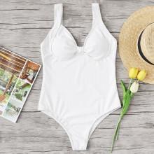 Shein Ruched Detail Swimsuit