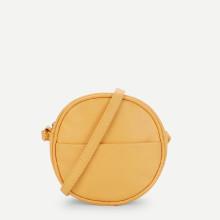 Shein Pu Round Bag With Adjustable Strap