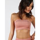 Shein Suede Tube Top