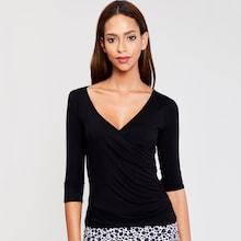 Shein Slim Fitted Surplice Tee