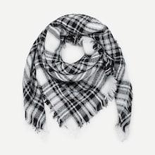 Shein Kids Plaid Pattern Scarf