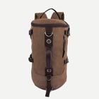 Shein Men Canvas Backpack With Adjustable Strap