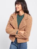 Shein Lapel Sherpa Jacket