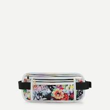 Shein Flower Print Zipper Bum Bag