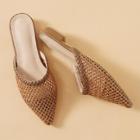 Shein Pointed Toe Net Flats