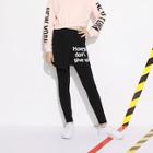 Shein Girls Pants With Letter Skirt
