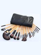 Shein 24pcs Professional Cosmetic Makeup Brush Set With Black Bag