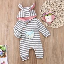 Shein Toddler Girls Rabbit Ears Detail Patched Jumpsuit