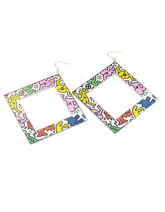 Shein 2015 New Design Colorful Cute Women Big Jhumka Earrings