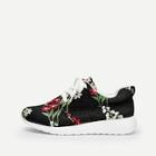 Shein Flower Embroidery Lace-up Sneakers