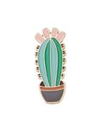 Shein Blue Color  Enamel Plant Shape Big Brooches Jewelry