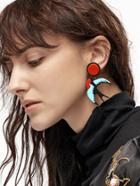 Shein Multicolor Swallow Desgin Statement Earrings
