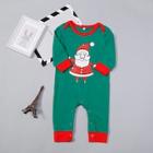 Shein Christmas Kids Santa Print Jumpsuit