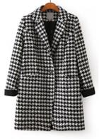 Rosewe Enchanting Turndown Collar Long Sleeve Single Breasted Coat