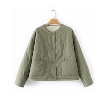 Shein Shearling Lined Onion Quilted Coat